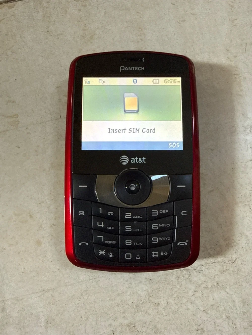 Rare Pantech Reveal C790 (Red, AT&T) — fully functional dual-slide phone 🔴📱